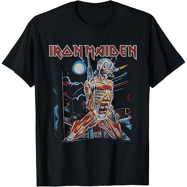 Amazon.com: Iron Maiden - Run to the Hills T-Shirt : Clothing